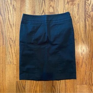 LOFT Black Pencil Skirt Size 4 Small